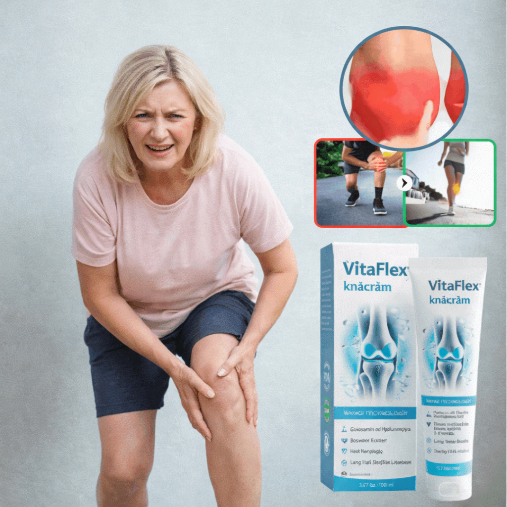 Vitaflex ledkräm | Minskar knäsmärta med upp till 87 % – på bara 48 timmar!