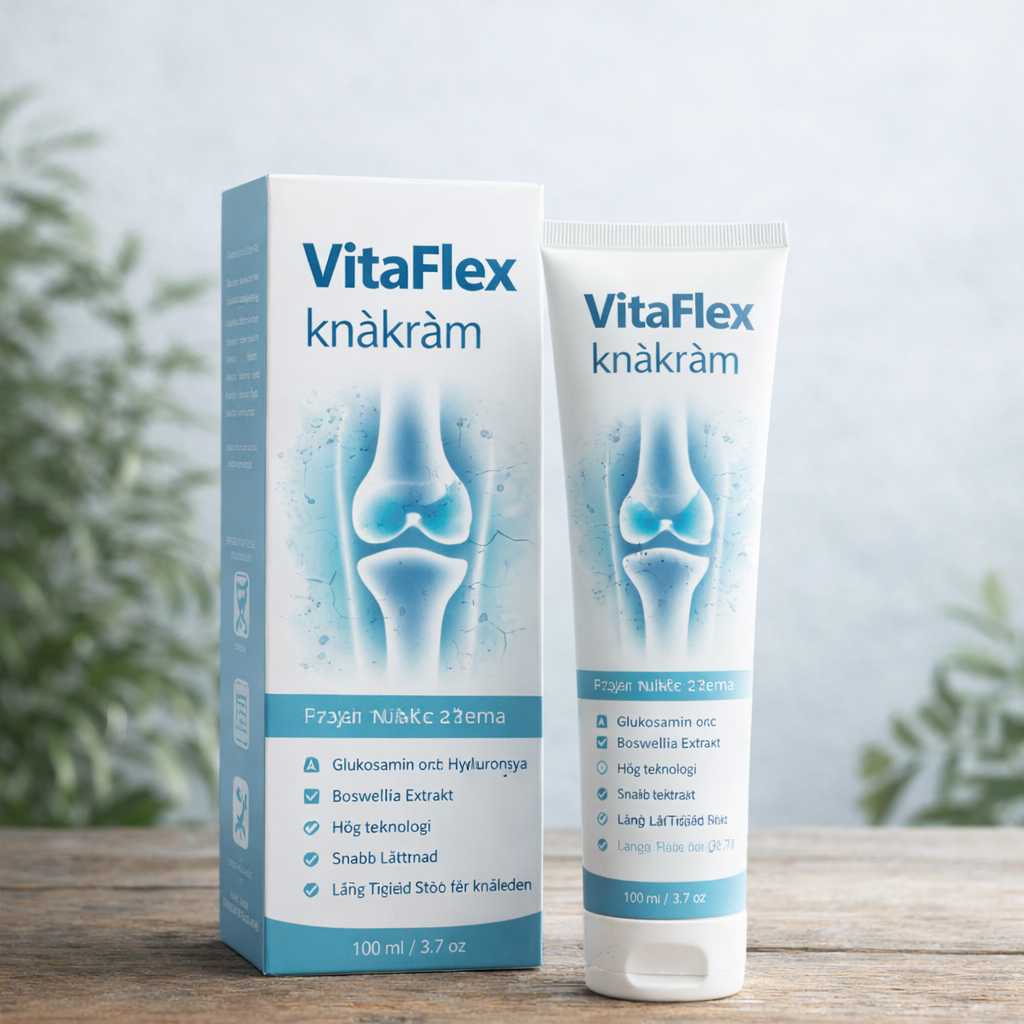 Vitaflex ledkräm | Minskar knäsmärta med upp till 87 % – på bara 48 timmar!