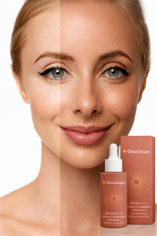 GlowDrops™ Drickbara bruningsdroppar | En strålande, solkysst lyster på 5 dagar!
