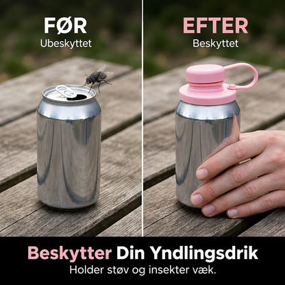 🌞Sommertilbud: 50 % rabat!🥤Silikonelåg til dåser med sugerør – lækagefrit låg til almindelige drikkedåser