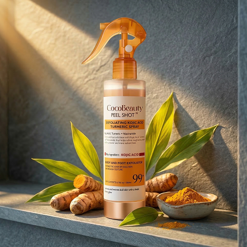 Lumièra– Body Peel Spray med Kojic + Gurkmeja