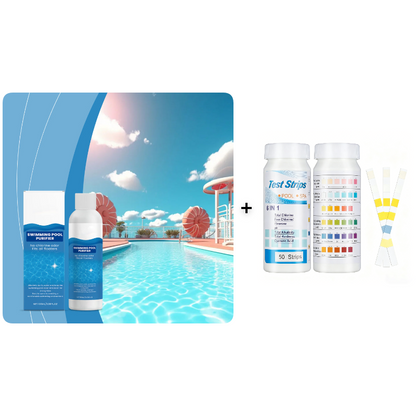💧 Rengøringsvæske til swimmingpools – krystalklart vand uden besvær! ✨ Nu er det slut med grønt vand og stærke kemikalier – nyd et sundt og naturligt bad når som helst. 🏊‍♂️💙