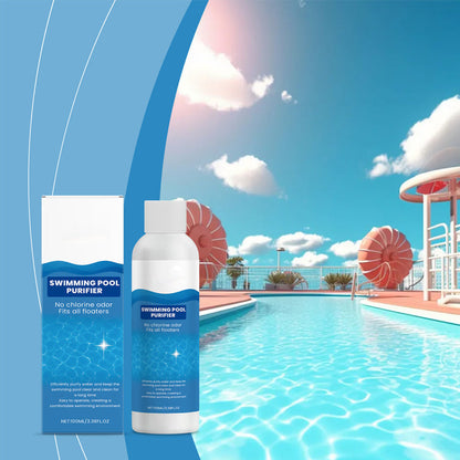 💧 Rengøringsvæske til swimmingpools – krystalklart vand uden besvær! ✨ Nu er det slut med grønt vand og stærke kemikalier – nyd et sundt og naturligt bad når som helst. 🏊‍♂️💙