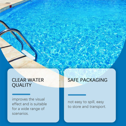 💧 Rengøringsvæske til swimmingpools – krystalklart vand uden besvær! ✨ Nu er det slut med grønt vand og stærke kemikalier – nyd et sundt og naturligt bad når som helst. 🏊‍♂️💙