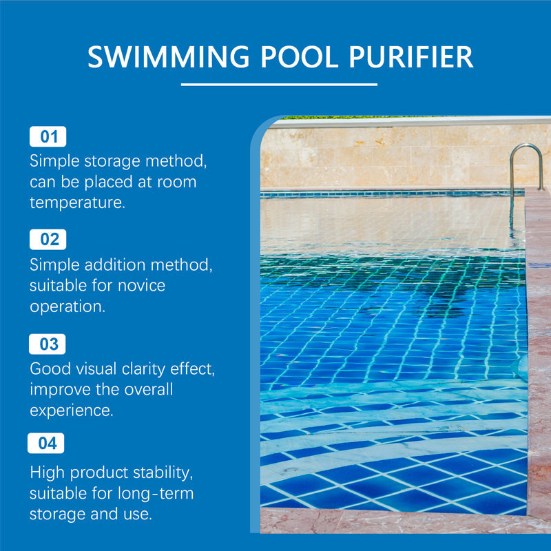 💧 Rengøringsvæske til swimmingpools – krystalklart vand uden besvær! ✨ Nu er det slut med grønt vand og stærke kemikalier – nyd et sundt og naturligt bad når som helst. 🏊‍♂️💙