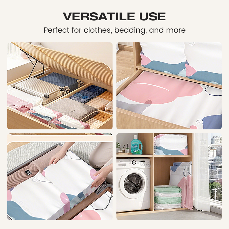 🧳💨 50 % rabat! Vakuumopbevaringsposer uden pumpe – tryk og luk, ingen pumpe nødvendig. Sparer 80 % plads, holder tøjet tørt og støvfrit. Perfekt til voluminøst sengetøj og sæsonudstyr. 🛏️🗄️